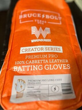 Bruce Bolt WHATABURGER Series Long Cuff Batting gloves